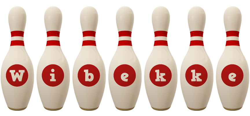 Wibekke bowling-pin logo