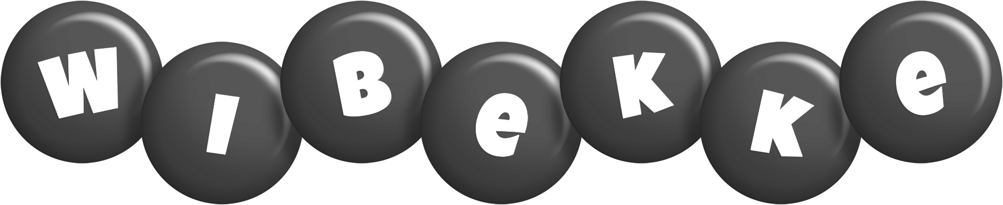 Wibekke candy-black logo