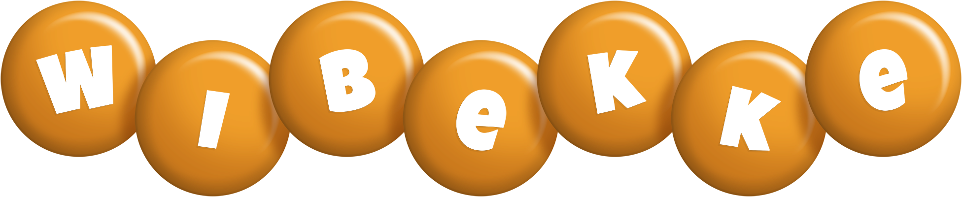 Wibekke candy-orange logo