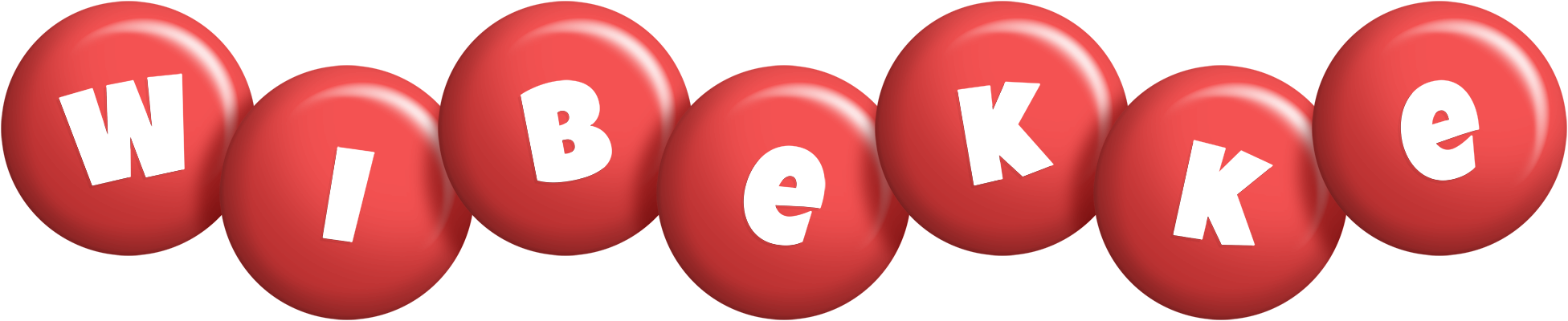 Wibekke candy-red logo