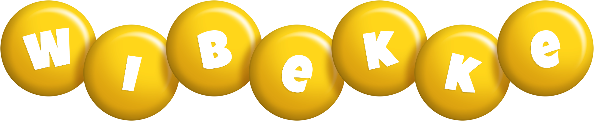 Wibekke candy-yellow logo