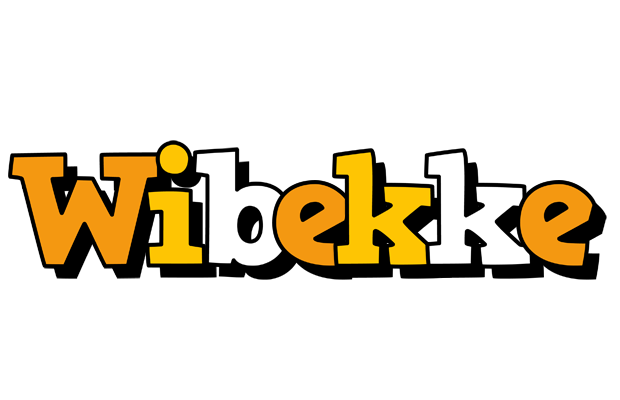 Wibekke cartoon logo