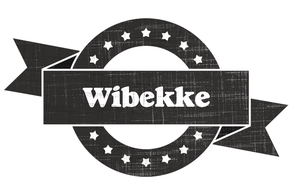 Wibekke grunge logo