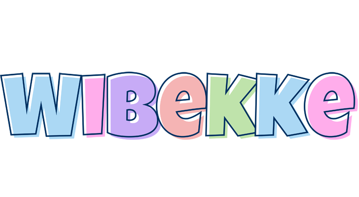 Wibekke pastel logo