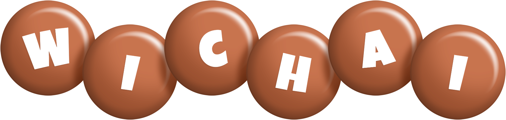 Wichai candy-brown logo