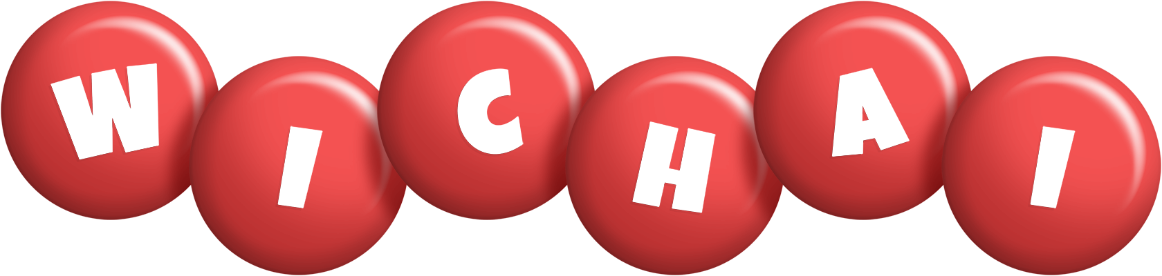 Wichai candy-red logo