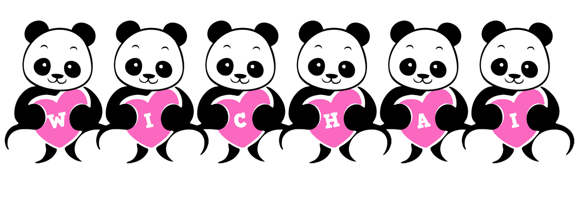 Wichai love-panda logo