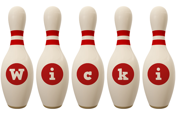 Wicki bowling-pin logo