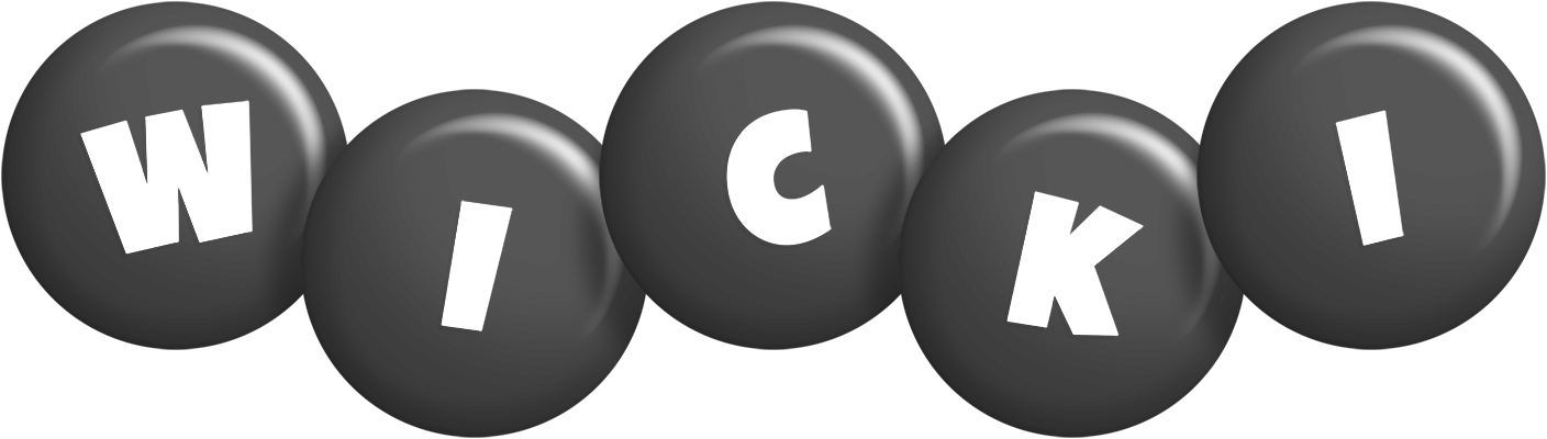 Wicki candy-black logo