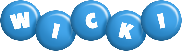 Wicki candy-blue logo