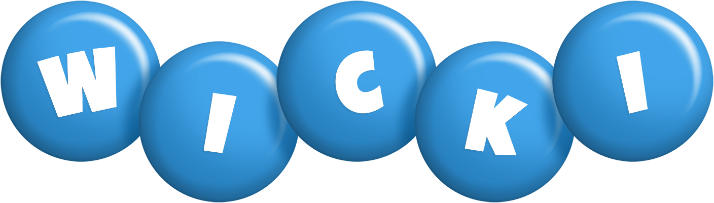 Wicki candy-blue logo