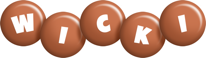 Wicki candy-brown logo