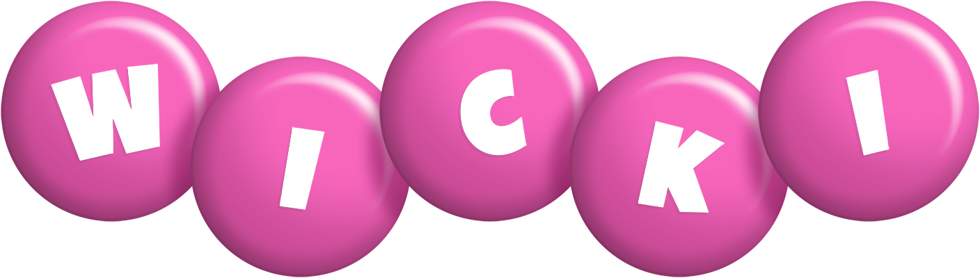 Wicki candy-pink logo