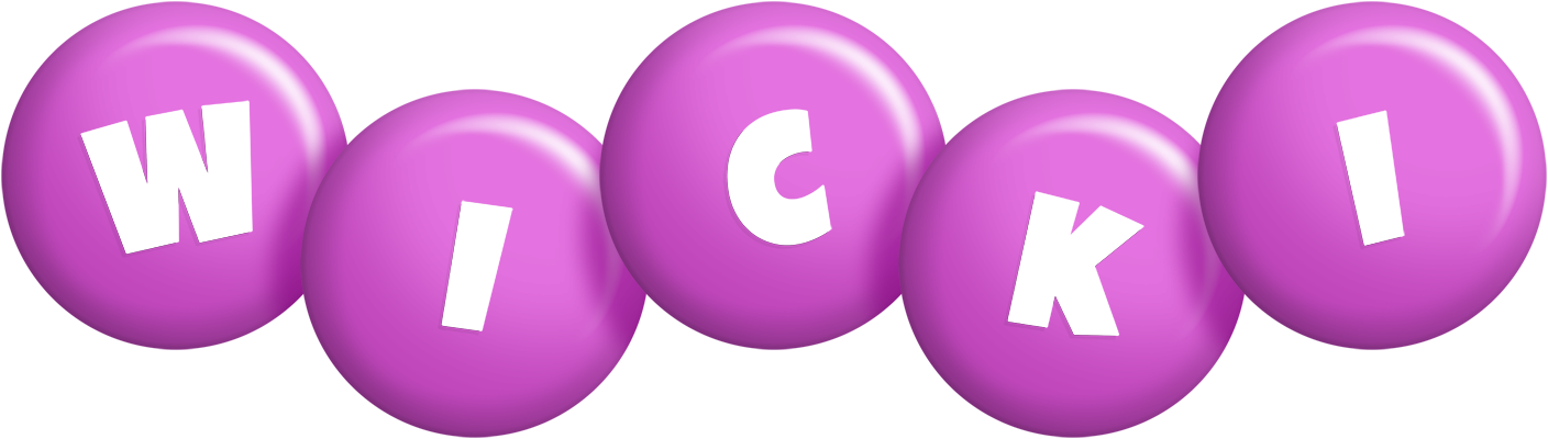 Wicki candy-purple logo