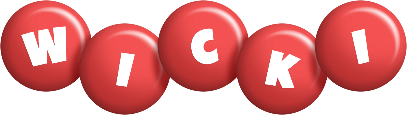 Wicki candy-red logo