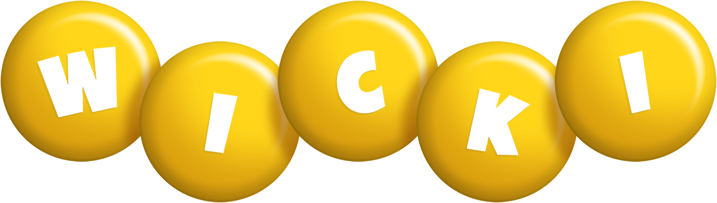 Wicki candy-yellow logo