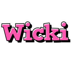 Wicki girlish logo