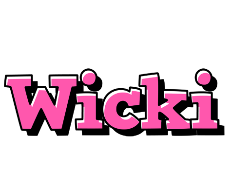 Wicki girlish logo