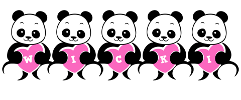 Wicki love-panda logo