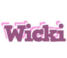 Wicki relaxing logo