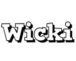 Wicki snowing logo