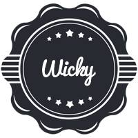 Wicky badge logo