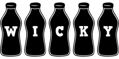 Wicky bottle logo