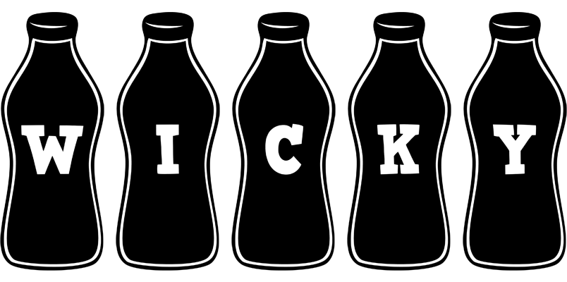 Wicky bottle logo
