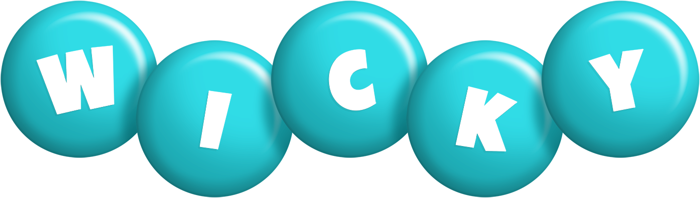 Wicky candy-azur logo