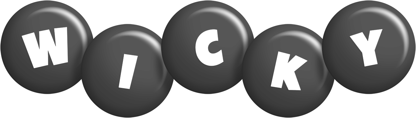 Wicky candy-black logo
