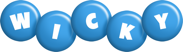 Wicky candy-blue logo