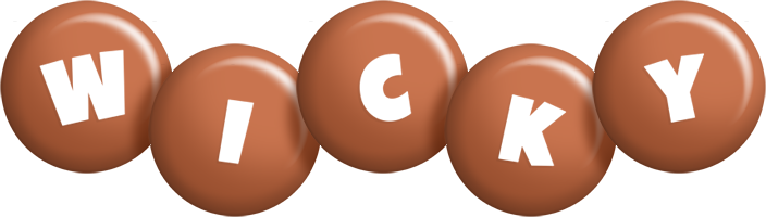 Wicky candy-brown logo