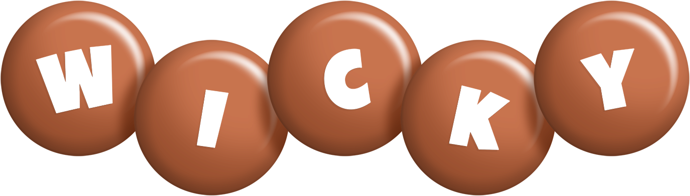 Wicky candy-brown logo