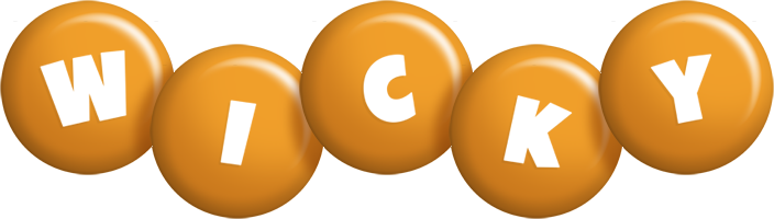 Wicky candy-orange logo
