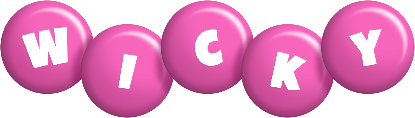 Wicky candy-pink logo