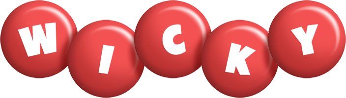 Wicky candy-red logo