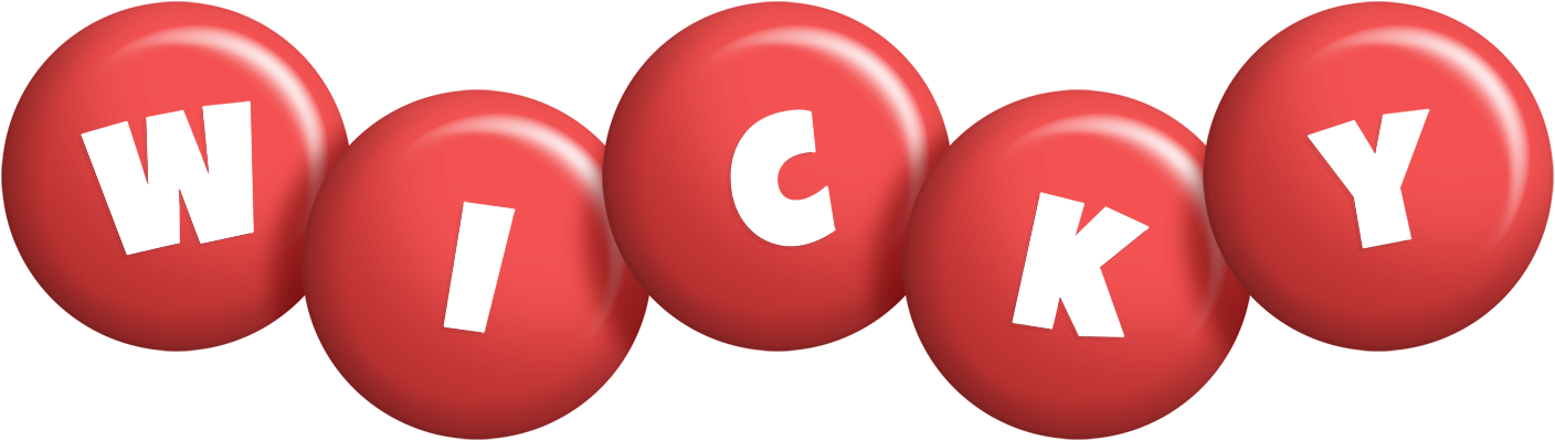 Wicky candy-red logo