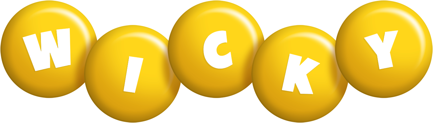 Wicky candy-yellow logo