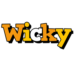 Wicky cartoon logo