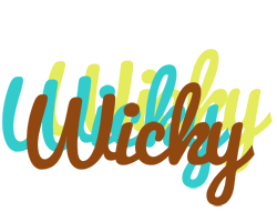 Wicky cupcake logo