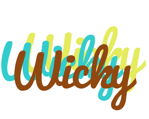 Wicky cupcake logo