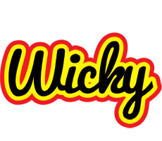 Wicky flaming logo