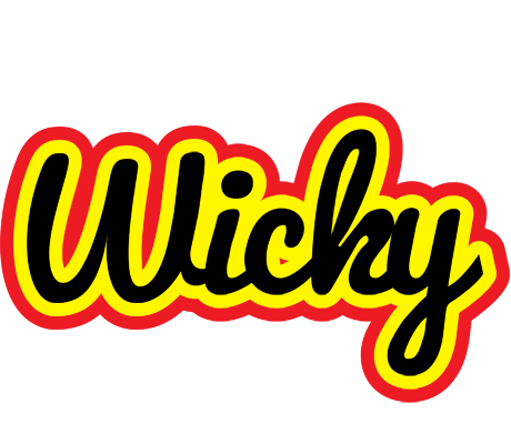 Wicky flaming logo