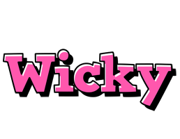 Wicky girlish logo