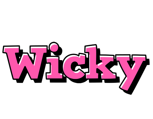 Wicky girlish logo