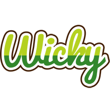 Wicky golfing logo