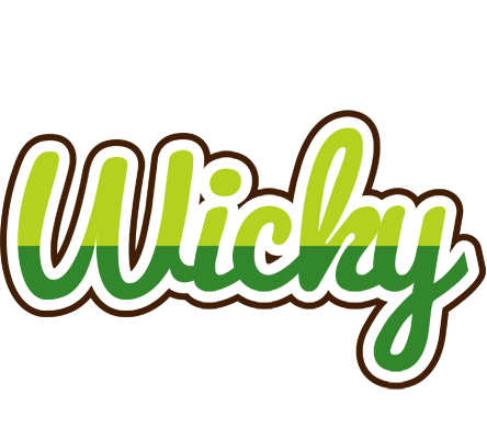 Wicky golfing logo