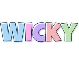 Wicky pastel logo