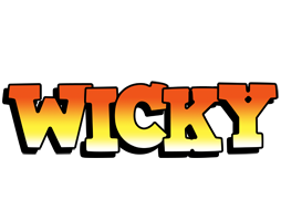 Wicky sunset logo