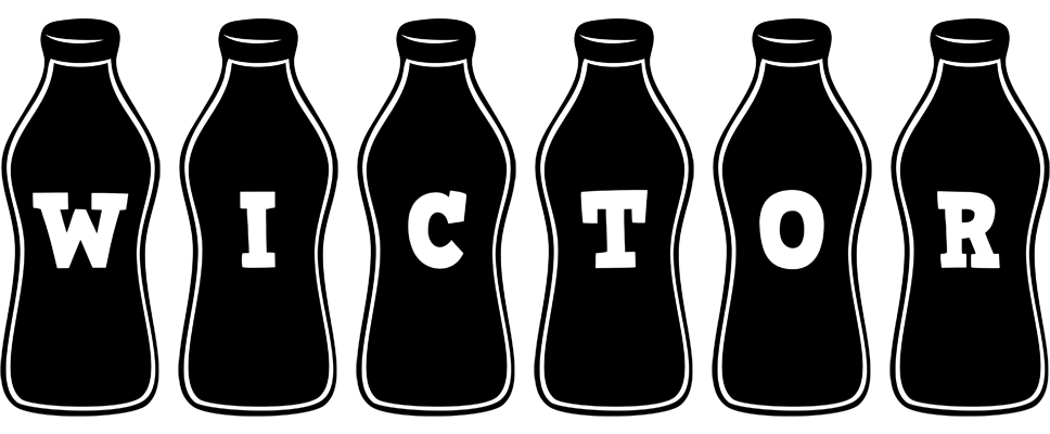 Wictor bottle logo